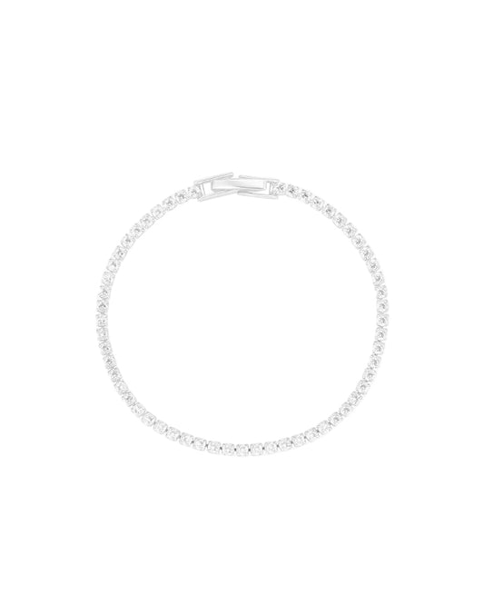 Charlotte Bracelet 2mm - Bright Silver