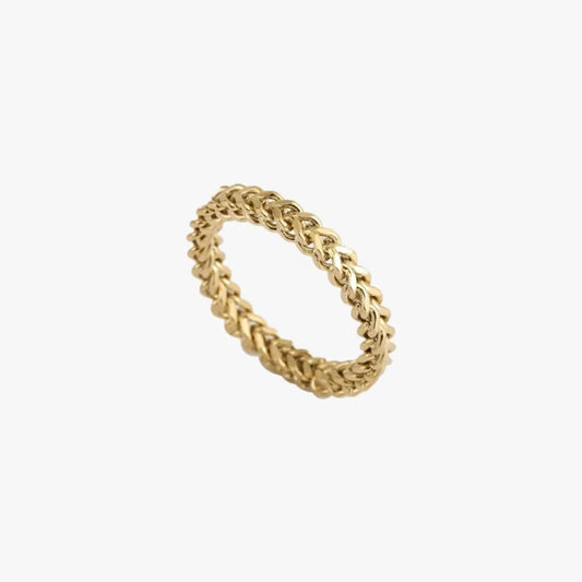 Thin Chain Ring - Gold