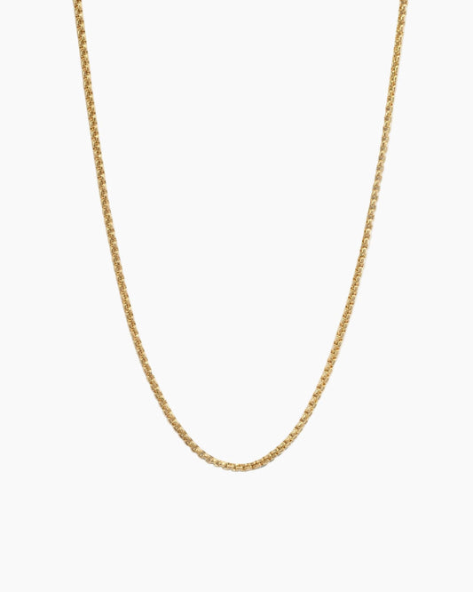 Rounded Box Chain Necklace